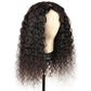 Megalook Glueless V Part 0 Skill Needed Wig Thin Part Remy Hair Water Wave Wigs Upgrade U part Wig Without Leave out