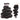 Cheveux brésiliens vierges de haute qualité 12A grade vagues corporelles 4 paquets avec fermeture en dentelle transparente 5x5
