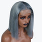 TIKTOK USA ONLY Grey Bob 4x4/13x4 Lace Frontal Straight Wig High Quality Summer Style Colored Wig