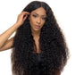 Megalook Upgrade 12A 32inch 13x4 Natural Wave Transparent Lace Front Human Hair Wigs Pre Plucked With Baby Hair 210% Density