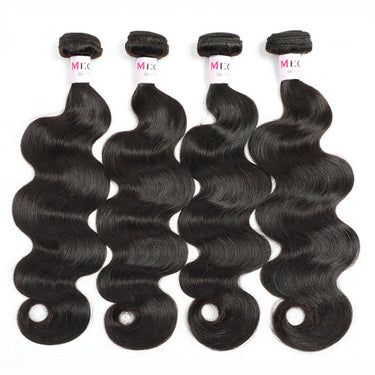 Megalook 3/4 Bundles Body Wave Hair 10A Brazilian Human Hair Bundles Natural Hair Extensions