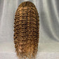 New Arrivals 13x4 Lace Frontal P4/27 Color Straight/ Body Wave/ Deep Wave/ Jerry Curly Highlight Wig 180% Density