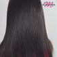 Megalook Peekaboo Highlights Red Colored Transparent 4x4 13X4 Lace Frontal Human Hair Bob Wigs