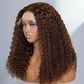 Chocolate Brown Long Curly Human Hair Wigs 210% Density Glueless 5x5 13x4 Lace Front Wig | Fall Hair Trends