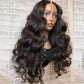 Megalook 210% Density V Part Wig Free Part Thin Part Wig Body Wave Human Hair Wigs Can Part Anyway Upgrade U part Wig Without Leave out