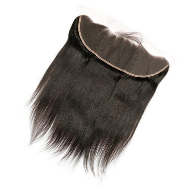 Megalook Virgin Remy Brazilian Straight Closure ear to Ear Frontal 5x5/13x6/13x4 Transparent Lace Frontal Closure Free Part