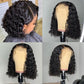 Bob Wigs 13x6 Lace Frontal Wigs Water Wave 100% Virgin Human Hair Lace Wig