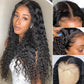 Megalook 10-32inch Water Wave Human Hair Lace Closure Wig 5x5 Lace Closure Wigs