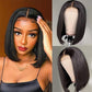 180% Density Bob Wigs 13X5 T Part Lace Front Wig Natural Color Remy Human Hair Wigs