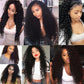 Megalook Thick Lace Closure Wigs Jerry Curly 4x4 Closure Wig Natural Hairlines 210% Density