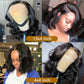 Megalook HD Lace Body Wave 13x6 Short Bob Wig 13x4 Lace Front Human Hair Brazilian Remy 4x4 Closure Wig