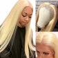 613 Blonde 13x4 lace frontal wigs blonde long straight lace front Wig