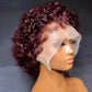 {Facebook Fans Exclusive Service} 99J Pixie Cut Lace Wig Short Curly Human Wig Short Bob Stylish Hair