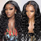 Megalook Loose Wave 4X4/13x4 Upgrade REAL HD lace Wigs Crystal Lace Frontal Hair Pre Plucked With Baby Hair Wigs For Women Black