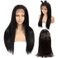 Megalook 360 Lace Frontal Wig Brazilian Straight Virgin Hair Lace Wigs 180% Density