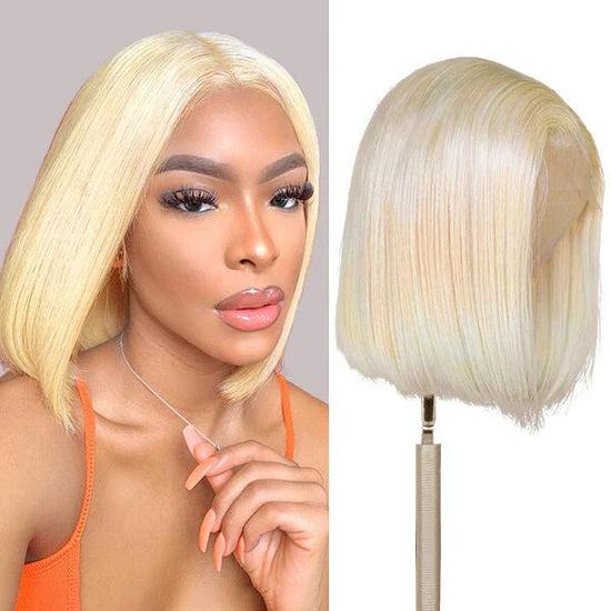 USA 2 Day Express Shipping Buy One Get One Free Straight 4x4 Lace Closure 613 Bob Plus 4x4 Straight bob Wigs