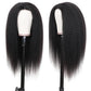 Megalook 360 Lace Frontal Wigs Glueless Brazilian Wigs With Baby Hair Pre-plucked Natural Hairline Yaki Straight Wig