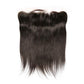 Megalook Virgin Remy Brazilian Straight Closure ear to Ear Frontal 4x4/5x5/13x6/13x4 Transparent Lace Frontal Closure Free Part