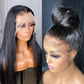 Megalook 360 Lace Frontal Wig Brazilian Straight Virgin Hair Lace Wigs 180% Density