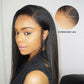 Transparent 13X6 Lace Front Wig Straight Human Hair Wigs Preplucked With Baby Hair