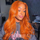 New Arrival Pink/Blue/Gray/Lime Green/Orange/Yellow Pop Colorful Straight & Body Wave 13x4 HD Lace Front Wigs 180% Density