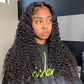 {Super Deal} Megalook Water Wave 4x4 5x6 13x4 Transparent Lace Closure Wigs (No Code Available)