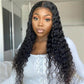 Megalook Closure Wig 5x5 Lace Closure Human Hair Wigs Deep Wave Lace Wigs