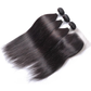 Buy 3 pcs Straight Hair Bundles Get 1 Free Closure (Free Part) 100% Brazilian Natural Human Hair Weaves