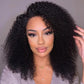 Afro Kinky Curly Natural Color Curly Wig 13x4 Lace Frontal Virgin Human Hair Wigs