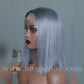 TIKTOK USA ONLY Grey Bob 4x4/13x4 Lace Frontal Straight Wig High Quality Summer Style Colored Wig