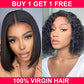 USA 2 Day Express Shipping Buy One Get One Free 13x4 Lace Frontal Water Wave Bob Plus V Part Straight Bob Wig