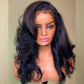 4X4/13x4 Lace Front Wig With Realistic Curly Edges Baby Hair Guleless Body Wave Wigs