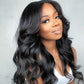 Megalook (Super Deal)18 inch 13x6/360 Lace Front  Human Hair Wigs Straight/Body Wave Wig Pre Plucke With Baby Hair