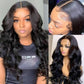 Transparent HD Lace Frontal Wigs 13x4 Human Hair HD Melted Lace Wig 180% Density
