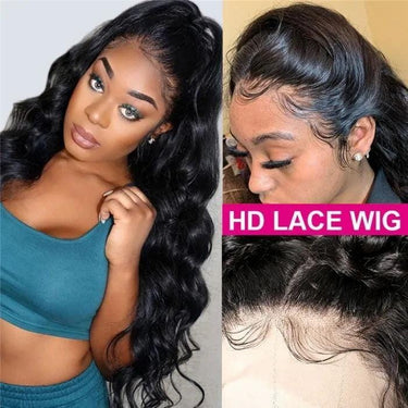 Transparent HD Lace Frontal Wigs 13x4 Human Hair HD Melted Lace Wig 180% Density