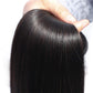 Megalook 10A 3Bundles Straight Hair Brazilian Human Hair Bundles Remy Hair Weave Extensions