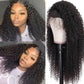 Megalook 13x4 Kinky Curly Lace Frontal Wigs Transparent Hd Lace Wigs Curly Human Hair Wig With Baby Hair