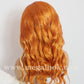 New Arrival Ginger Orange 13x4 Lace frontal Wigs Highlight 613 Honey Blonde Body Wave Human Hair Wig