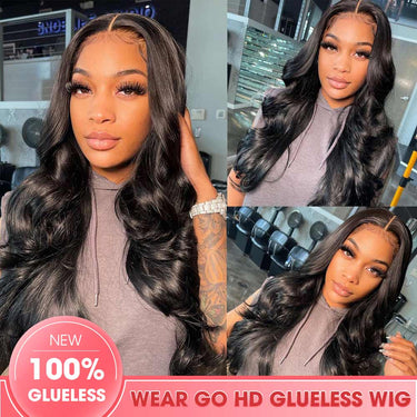 Megalook Pre Cut Lace New Dome Cap Beginner Friendly Wig Wear & Go Glueless HD Lace Wig 5x5 Body Wave Human Hair