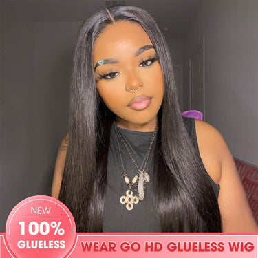 Pre Cut Lace New Launch Wear & Go Glueless HD Lace Wig 5x5 Straight Hair Dome Cap Beginner Friendly