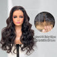 (Super Deal)4C Edges Wig 360 Lace Wigs With 4c Hairline Deep Curly/Body Wave Human Hair Wigs