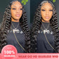 Pre Cut Lace Upgraded 5x5 HD Lace Closure Wigs Real Glueless Loose Deep Wave New Dome Cap Beginner Friendly Wig Wear & Go Glueless Wig