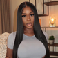 Glueless Human Hair Wigs 5x5 HD Lace Closure Wigs Already Bleached Knots With Baby Hair
