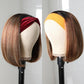Megalook (Super Deal)  Bob HeadBand Wigs 150% Density Highlight 4/27 Color Glueless Human Hair Wigs