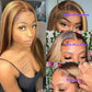 Megalook Pre Cut Lace New Launch Wear & Go Glueless HD Lace Wig 5x5 Highlight P4/27 Color Dome Cap Wigs