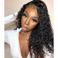 Megalook 180% Density Curly Lace Frontal Human Hair Wigs For Black Women Pre Plucked With Baby Hair ship within 12 hours