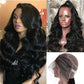 Megalook 360 Lace Frontal Wig Brazilian Body Wave Virgin Human Hair Wigs Breathable Lace Wig