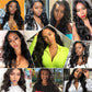 Megalook Lace Closure Wigs Natural Straight /Body Wave Wigs Pre Plucke With Baby Hair