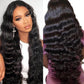 (Super Deal)Megalook Long Transparent 4X4 Transparent Lace Closure Wigs Loose Wave /Deep Wave Wig Pre Plucke With Baby Hair
