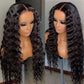 Transparent Loose Deep Wave Wig 4X4 Lace Closure Wig Curly Human Hair Wigs